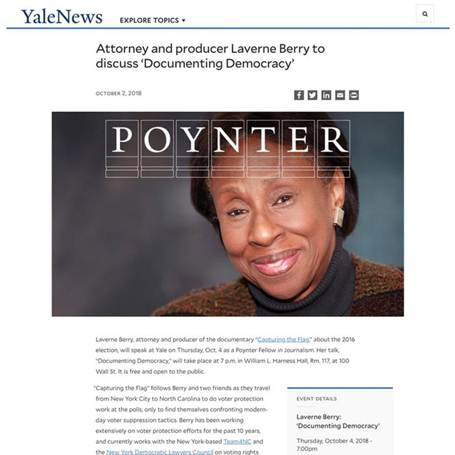 Laverne Berry YaleNews